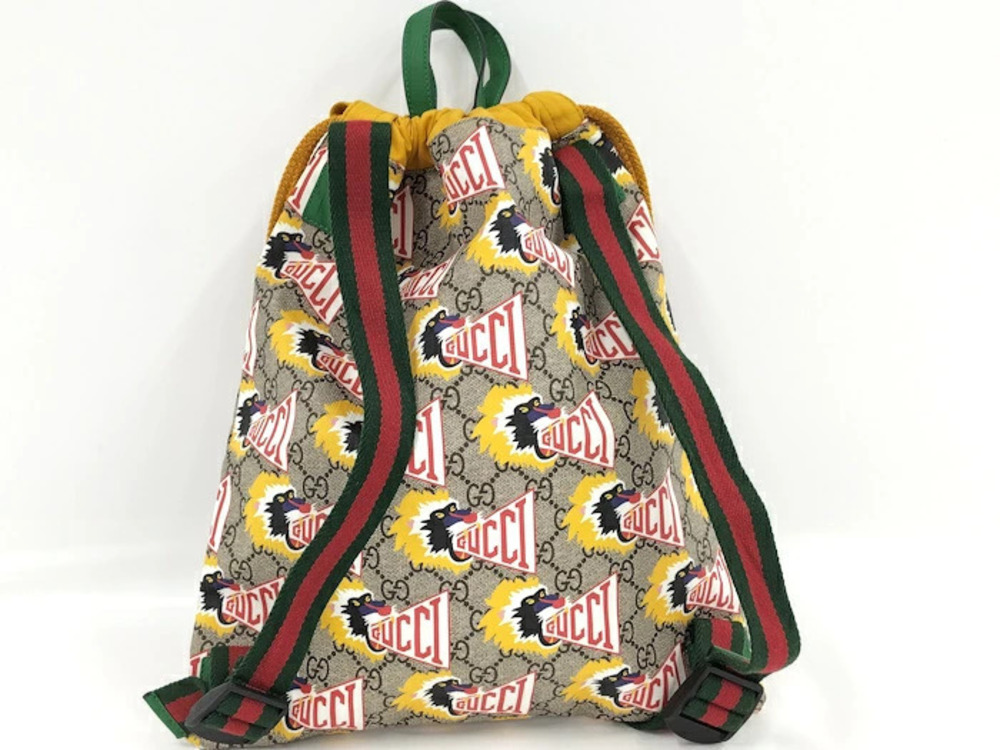 Gucci GG Supreme Backpack Brown